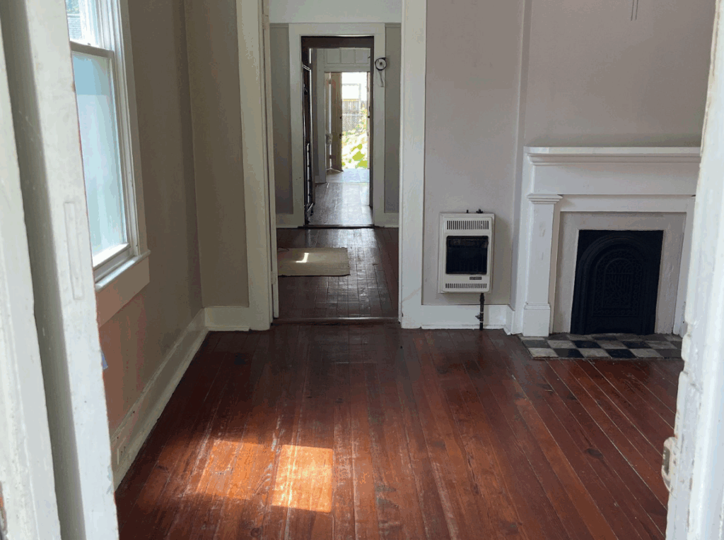 The interior of 4854 Camp Street